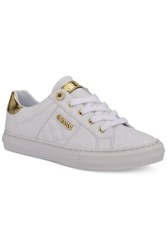 Womens LOVEN Faux Leather Quilted Casual and Fashion Sneakers