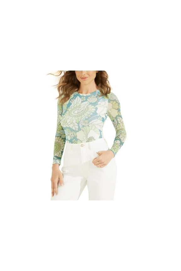 Womens Merielle Printed Bodysuit Insta Flora Print M