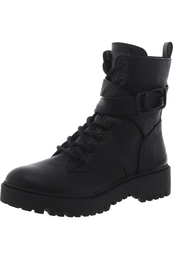 Womens Orana  Lug Sole Platform Combat & Lace-up Boots