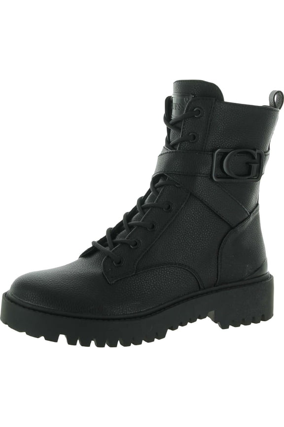 Womens Orana  Lug Sole Platform Combat & Lace-up Boots