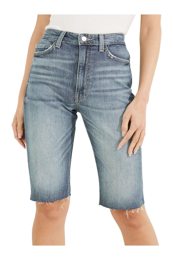 Women's 80s Bermuda Denim Shorts Bora Blue 27