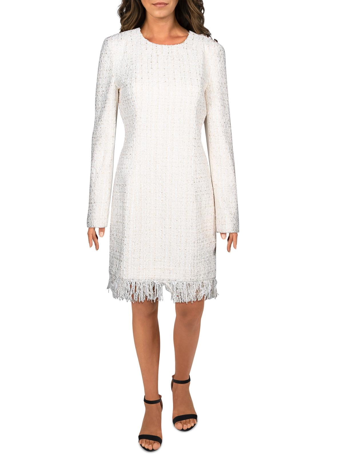 Guess by Marciano Womens Tiffany Tweed Embellished Mini Dress - Walmart.com