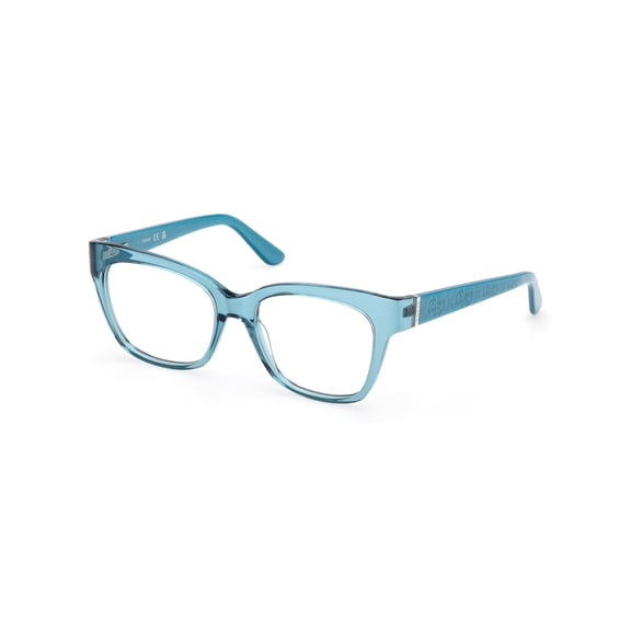 Eyeglasses Guess GU 50233 087 Shiny Turquoise / Turquoise/Pearl
