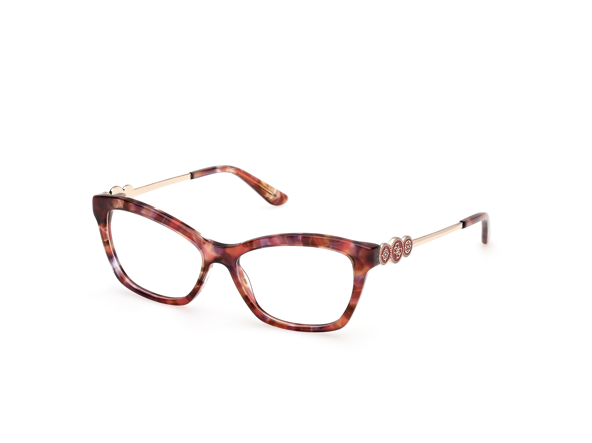 New red, cat eye Guess eyewear 50/17 Marciano By Guess Eyeglasses GM0361-S 050 Tortoise Cat Eye  main image 3