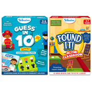 Skillmatics Kids Card Games, Guess in 10 Junior Community Helpers & Found It! in the Classroom Bundle, Gifts for Boys & Girls