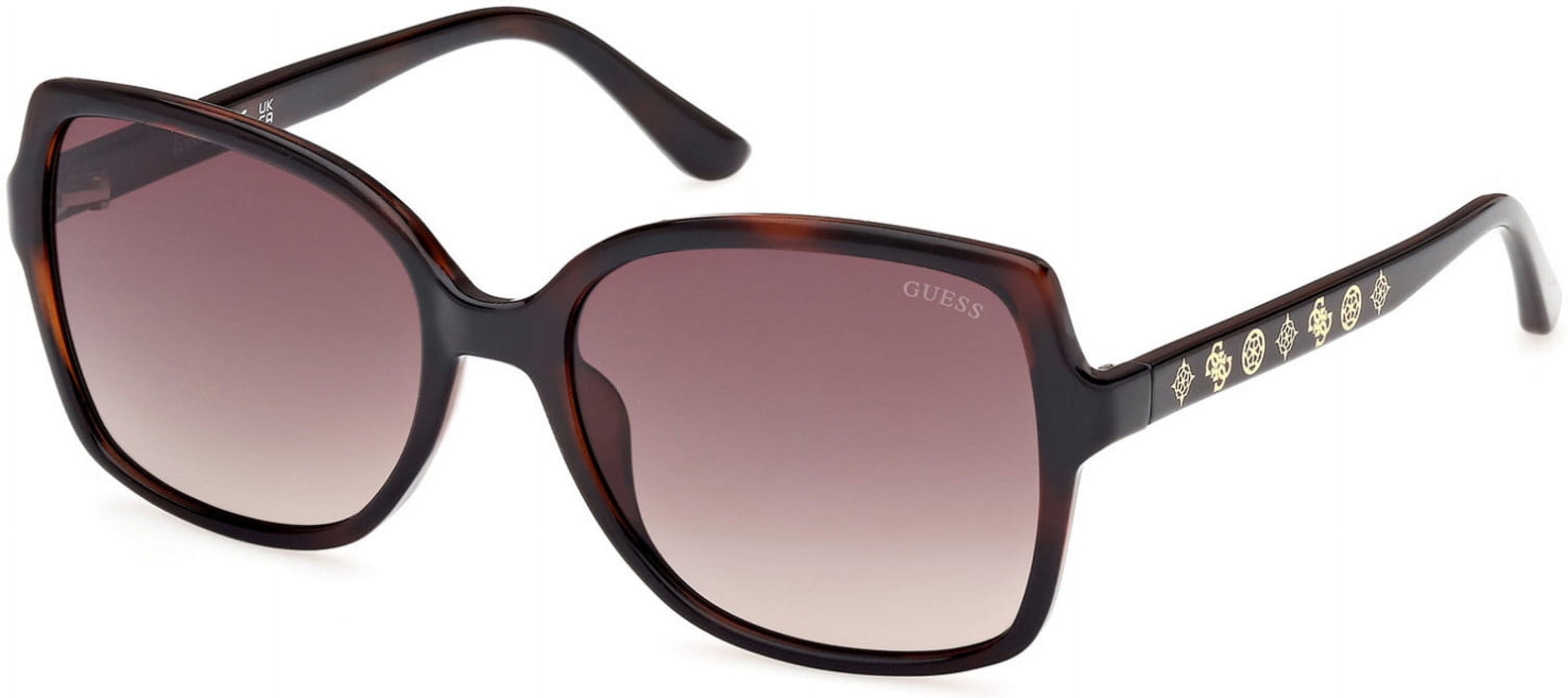 GF6177-52F-55 Sunglasses Size 55mm 140mm 15mm havana Women NEW Guess sunglasses GU00113 WOMAN 55/17/140 52F dark havana  main image 3