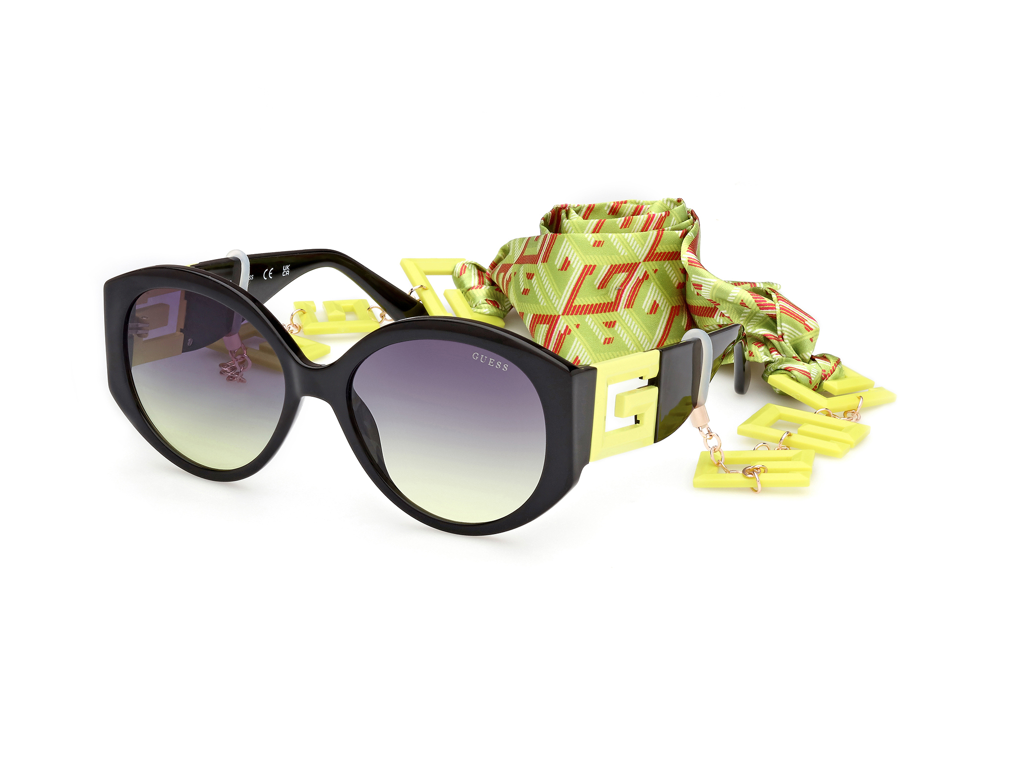 Guess sunglasses GU7917 WOMAN 56/17/140 41B shiny black  display picture 2
