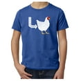 thumbnail image 1 of Guess what? Chicken butt Kids T-shirts, Funny Kids Shirts, Youth Graphic Tees - Royal MH200YFUN S5 S, 1 of 3