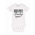 thumbnail image 1 of Guess who's going to be a Grandma again? surprise baby birth pregnancy announcement - White Newborn Bodysuit, 1 of 4