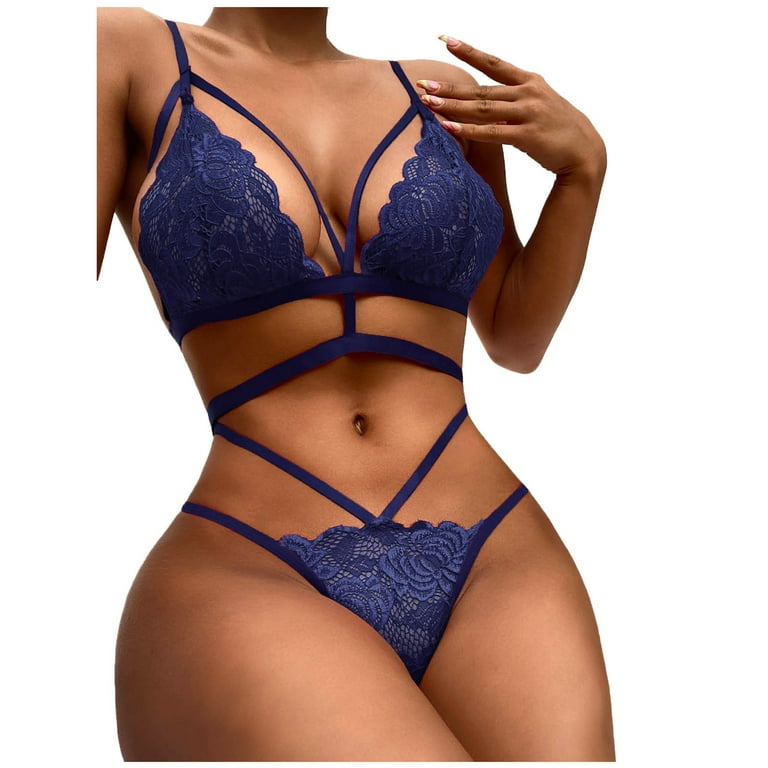 Exy Lace Thong Bra Combo With Letter Rhinestone Embellishments V S Sexy  Womens Fashion Plus Size Underwear Briefs And Panty From Bikini_store,  $16.31