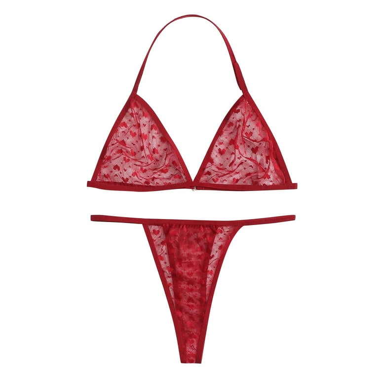GuessLookry 2023 Y2K OOTD Sexy Lingerie Lace G-string Thong Underwear  Sleepwear New Fashion Valentine Gift 
