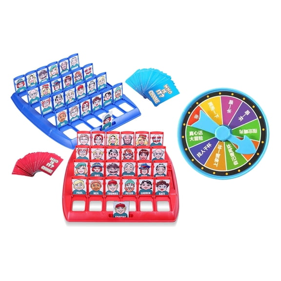 Guesses Character Board Game Funny Memory Training Game Multiplayer Interactive Party Table Game Toy Gift for Kid Adult