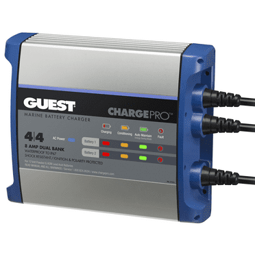 Guest 2707A On-Board Battery Charger 8A / 12V; 2 Bank; 120V Input