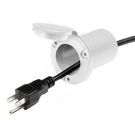 Guest AC Universal Plug Holder - White | Bundle of 2