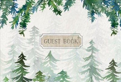 EDITORS OF ROCK POINT Guest Book Cabin Edition (Hardcover)