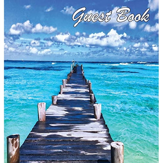 Pre-Owned Guest Book, Visitors Book, Guests Comments, Vacation Home Guest Book, Beach House Guest Book, Comments Book, Visitor Book, Nautical Guest Book, ... Centres, Paperback