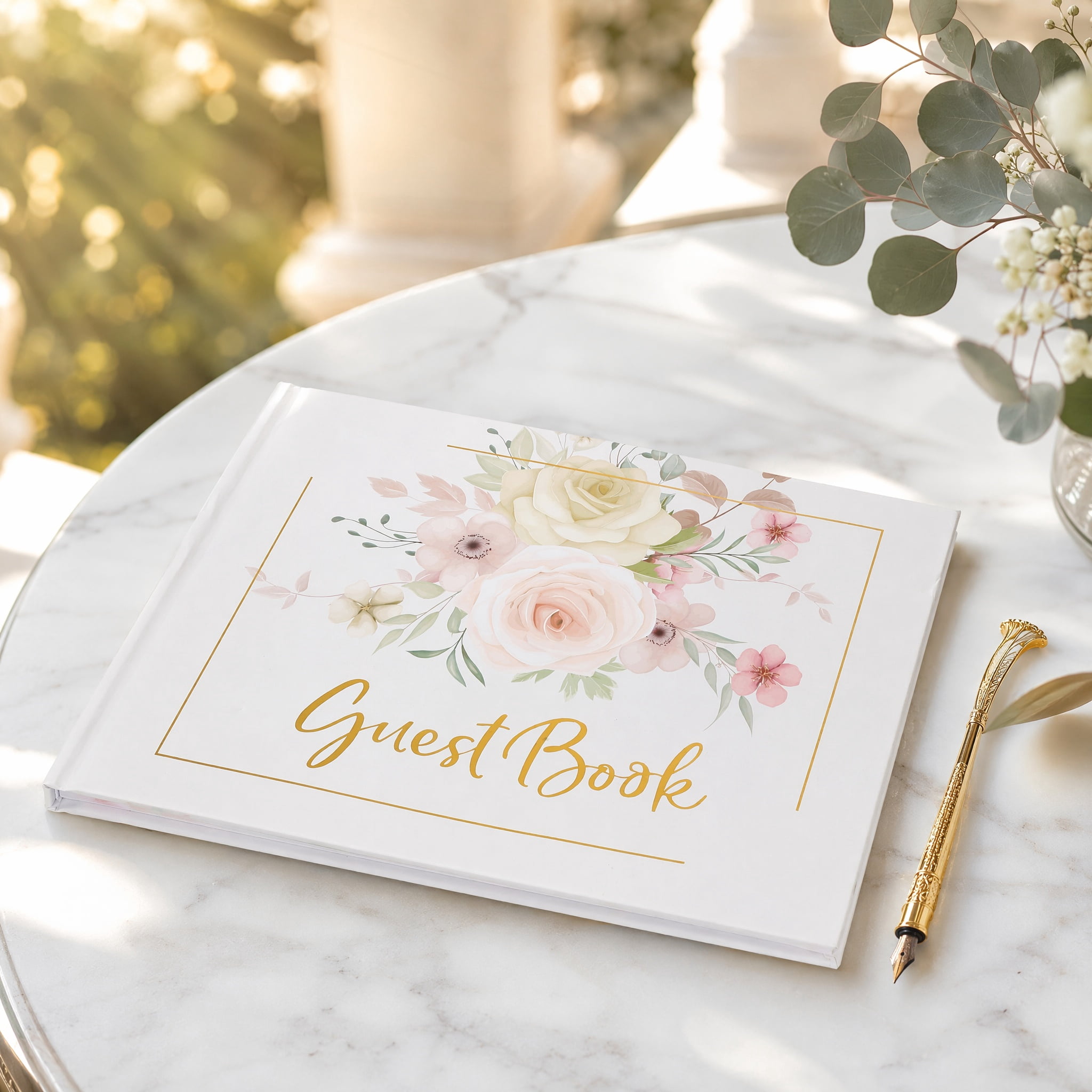 JWGIETK Wedding Guest Book, Reception Signature, Party Decorations for ...