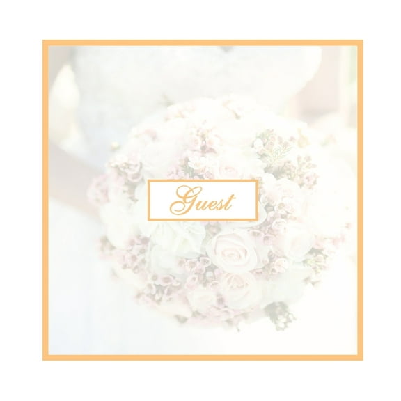 Guest Book for Wedding: Hardcover Guestbook With 110 Pages 8.5 x 8.5 Memory Sign In Book Keepsake For Wedding Guest, Eng, (Hardcover)