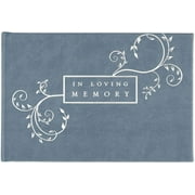 Guest Book in Loving Memory Blue (Hardcover)