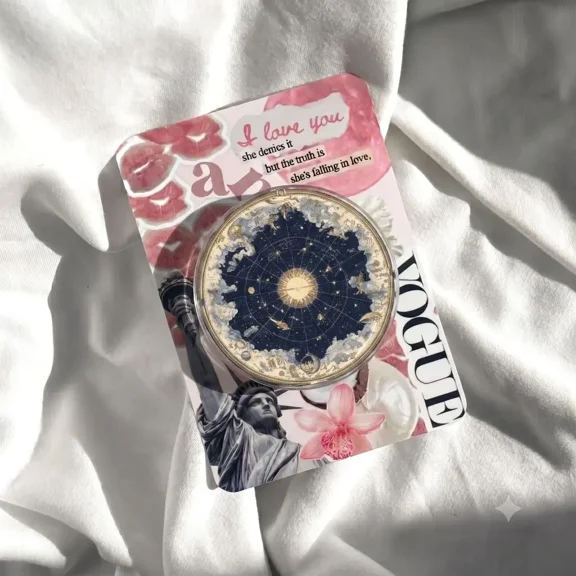 Guest Check Phone Grip, Let's Go Girl Y2K Phone Holder, Gift E-Reader Grip Accessory