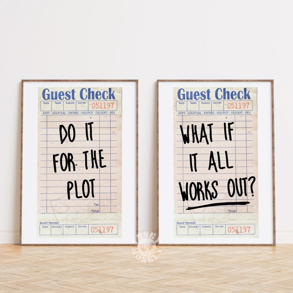 Guest Check Poster, What If It All Works Out, Do For The Plot Trendy ...