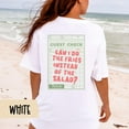 thumbnail image 1 of Guest Check Shirt, Girl Dinner Tee, Fries Over Salad Shirt, Funny Tee, French Fry Doodle Shirt, Oversized Cafe T-Shirt, 1 of 5