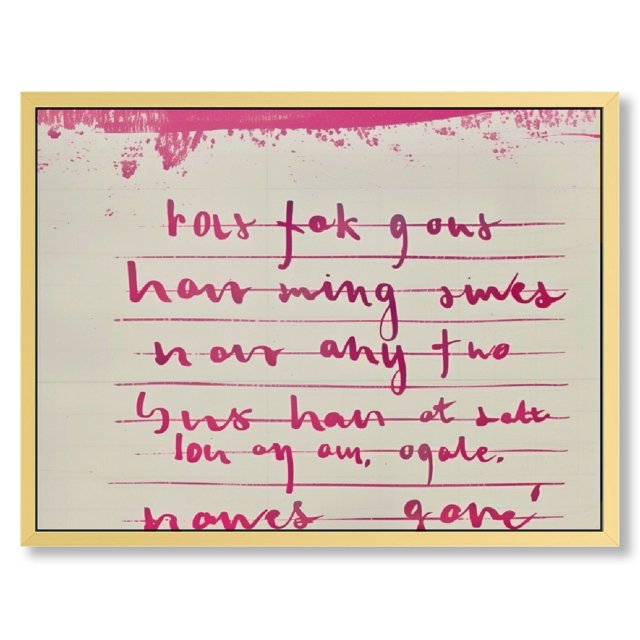 Guest Check Wall Poster a Trendy Guest Check Print by Uploading Your