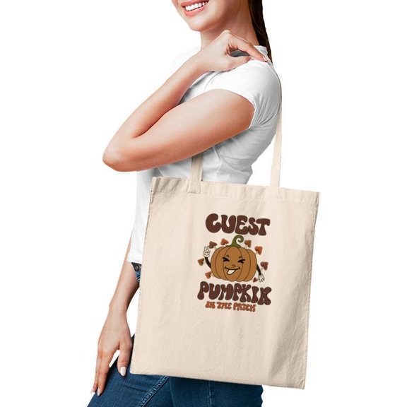 Guest Pumpkin In The Patch Fall Season Tote Bag