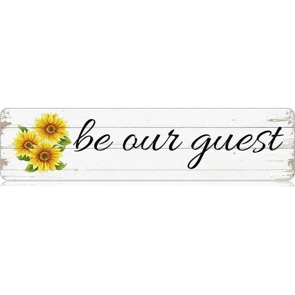 Be Our Guest Street Tin Sign Funny Vintage Slim Tin Signs 16 x 4 Inch Wall Art Decor Iron Poster for Home Farmhouse Bar Cafe Garage Indoor Outdoor Gift.jpg