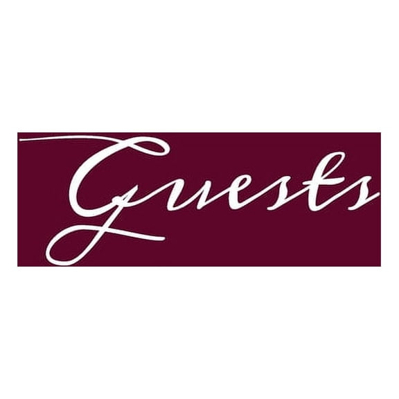 Guests Wine Burgundy Hardcover Guest Book Blank No Lines 64 Pages Keepsake Memory Book Sign In Registry for Visitors Com, (Hardcover)