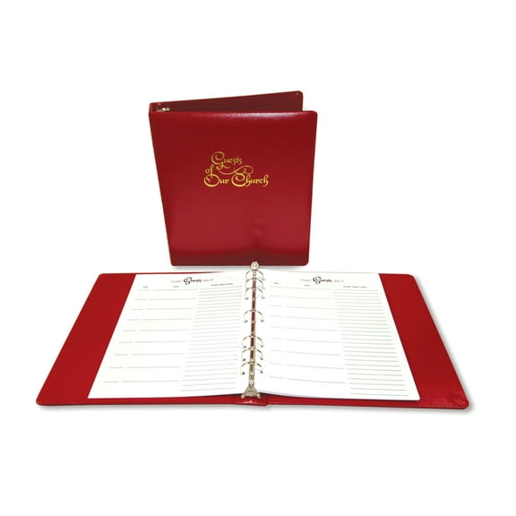 Guests of Our Church Register: 7 Ring Binder (Other)