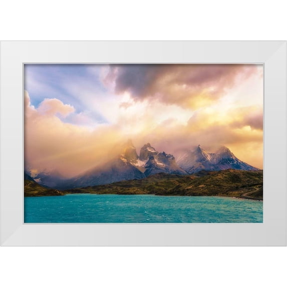Guevara Vivanco, Carlos 24x17 White Modern Wood Framed Museum Art Print Titled - The Wait