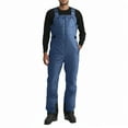 thumbnail image 1 of Gufahion Man's Full Length Pants Sizes S-XXL Men's Snow Ski Overalls Windproof Insulated Romper Snowpants, Home Gifts, Blue, 1 of 10
