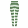 thumbnail image 1 of Gufahion Sizes S-XXXL Full Length Pants Leggings Women's Halloween Striped Print Sports Fitness Solid Colored Casual Tight Fitting Peach Hip Yoga Stretch, Gifts for Yourself, Multicolor, 1 of 8