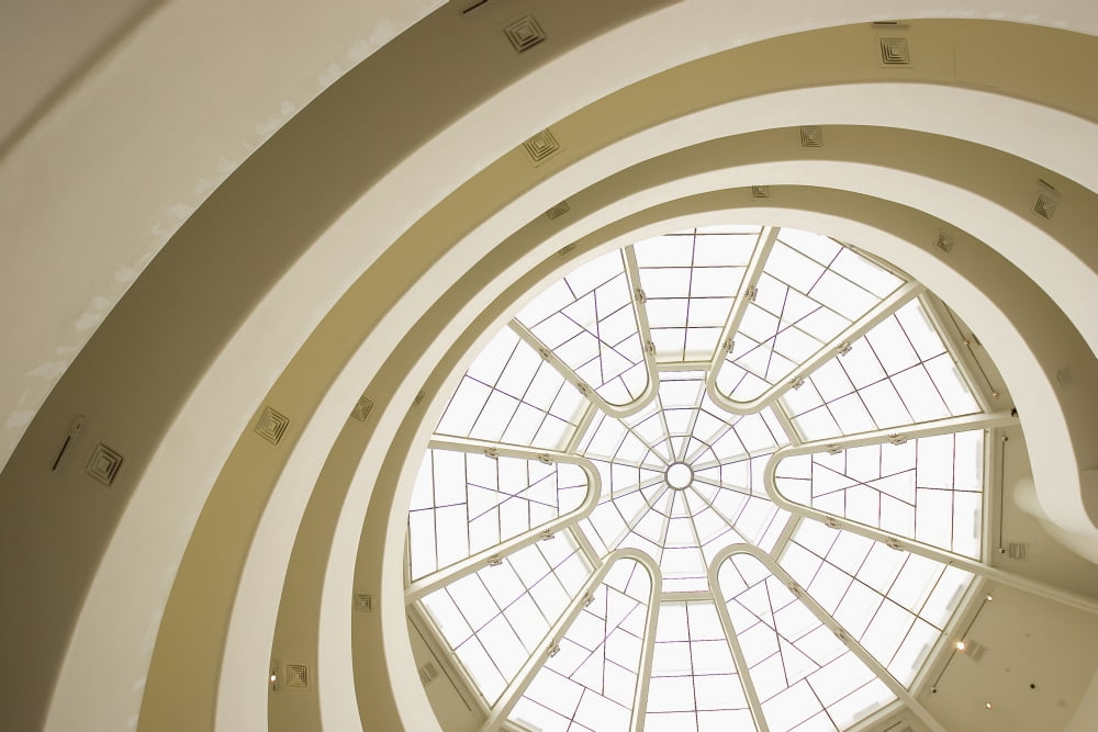 Guggenheim Museum Canvas Art - Jenny Acheson Design Pics (38 x 24)
