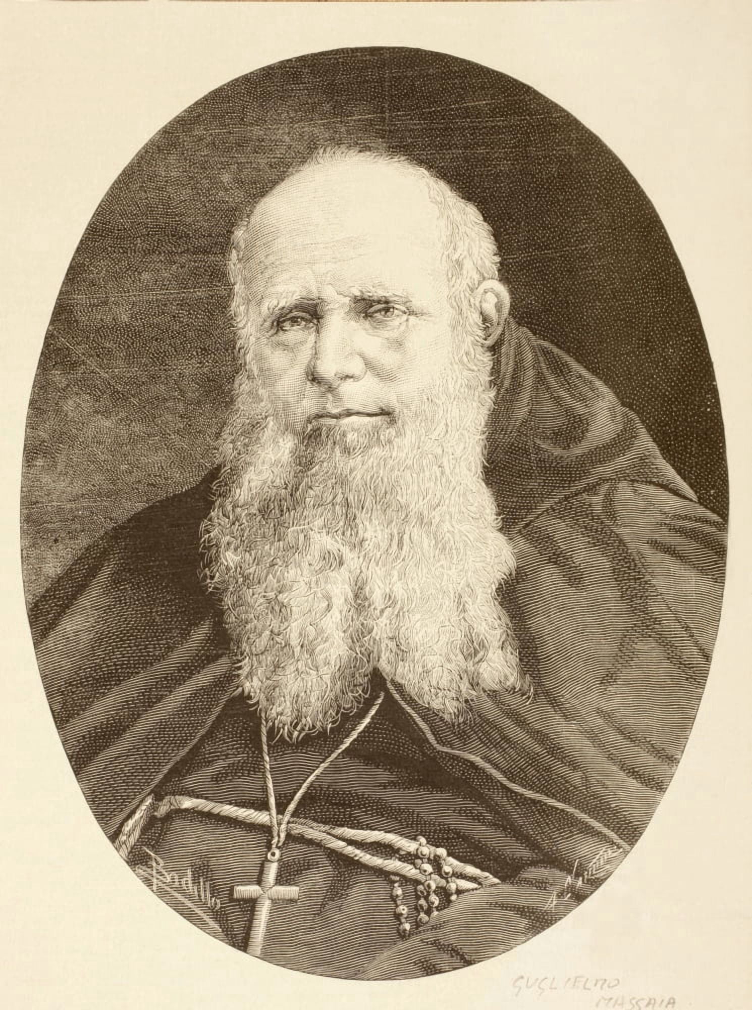 Guglielmo Massaia 1809 To 1889 Italian Catholic Missionary Capuchin And Cardinal From A 19Th Century Illustration Canvas Art - Ken Welsh  Design Pics (24 x 34)