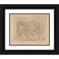 thumbnail image 1 of Guglielmo della Porta 14x12 Black Ornate Wood Framed Double Matted Museum Art Print Titled: The Banquet of the Gods (1534-77), 1 of 5