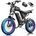 thumbnail image 1 of GugoIs 750W Electric Bike for Adults, 20" * 4.0 Electric Mountain Bike, 48V 20Ah Removable Battery Fat Tire Ebike, Full Suspension with Phone Holder & Bag, Max.28mph, UL2849, 1 of 8