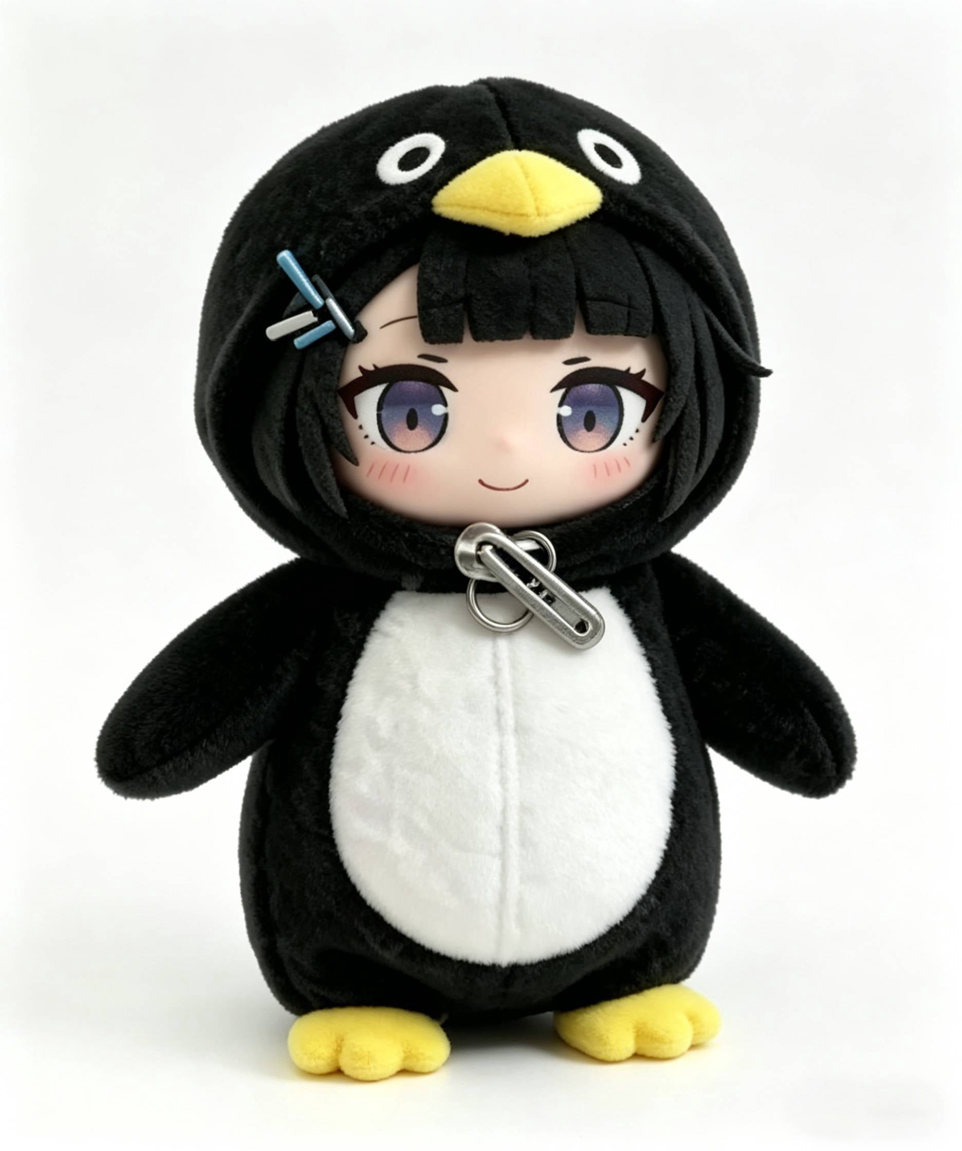Gugu Gaga Penguin Plush Meme Stuffed Animal Doll Cute Kawaii Anime Penguin Toy for Fans Soft Collectible Gift for Birthday Party Desk Decor A