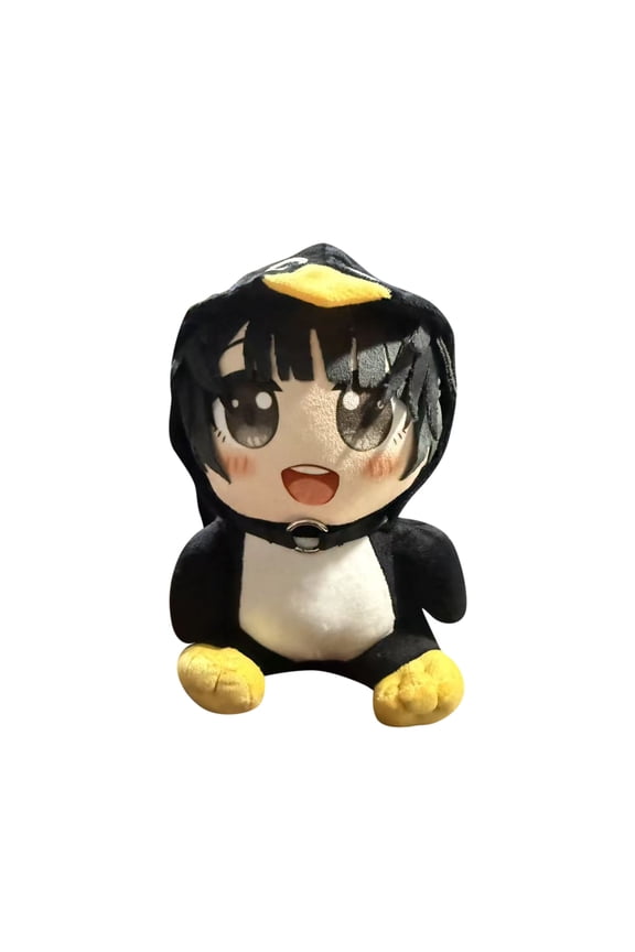 Gugu Gaga Penguin Plush Stuffed Animal, Funny Viral Meme Toy, Fluffy Chubby Appearance, High Resilience Inner Cotton, Fashionable Home Decor for Modern Room Style
