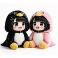 thumbnail image 1 of Gugu Gaga Plush Penguin Stuffed Animals,Soft Cute Plush Toys Plush Doll Birthday Gifts Interactive Talking Animal Stuffed with Sound 9.84in, 1 of 6