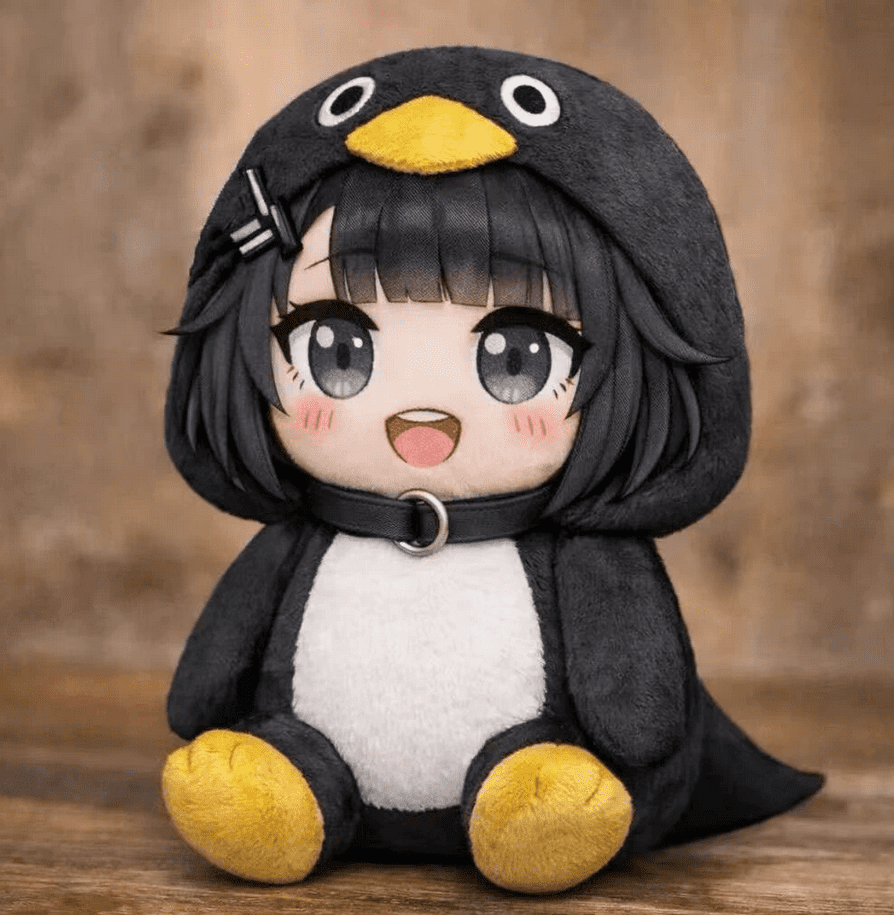 Gugu Gaga Plush Penguin Stuffed Plush 8.66" Collectible Cute Penguin Stuffed Toy Collectible Toys for Fan