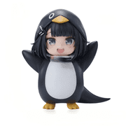 Gugugaga Penguin Costume PVC Figure Collectible Anime Style Character Statue, Desktop Display Ornament, Decorative Gift for Figure Collectors