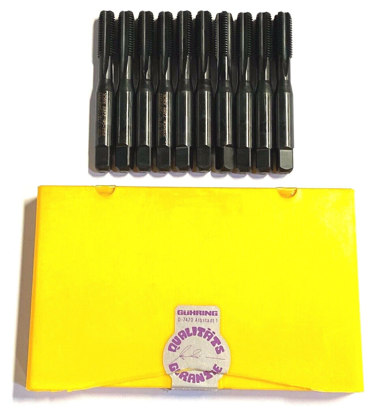 Guhring 5/1624 Cobalt Hand Tap Bottoming Taps H3 Made In Germany 10