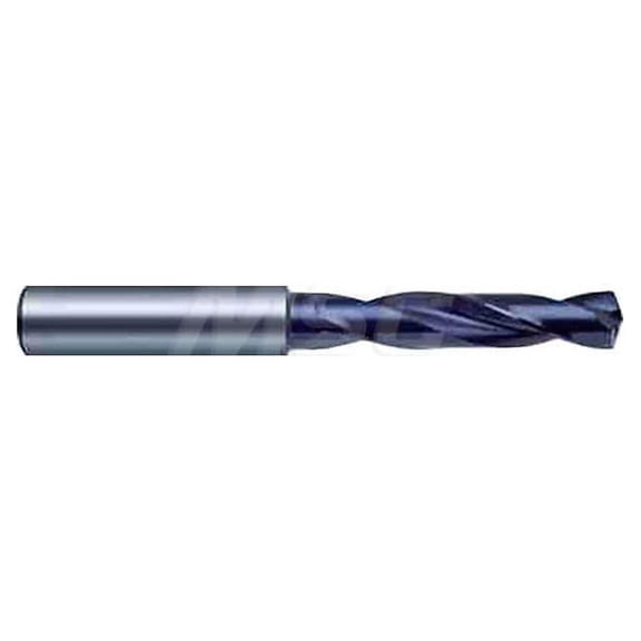 Guhring 9055100032000 Stub Drill Bit: 0.126" Diam 140deg Solid Carbide Coated, R