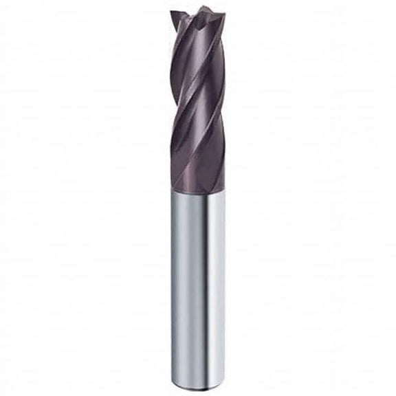 Guhring 9199560063500 Square End Mill: 1/4" Dia, 3/4" LOC, 1/4" Shank, 4 Flutes