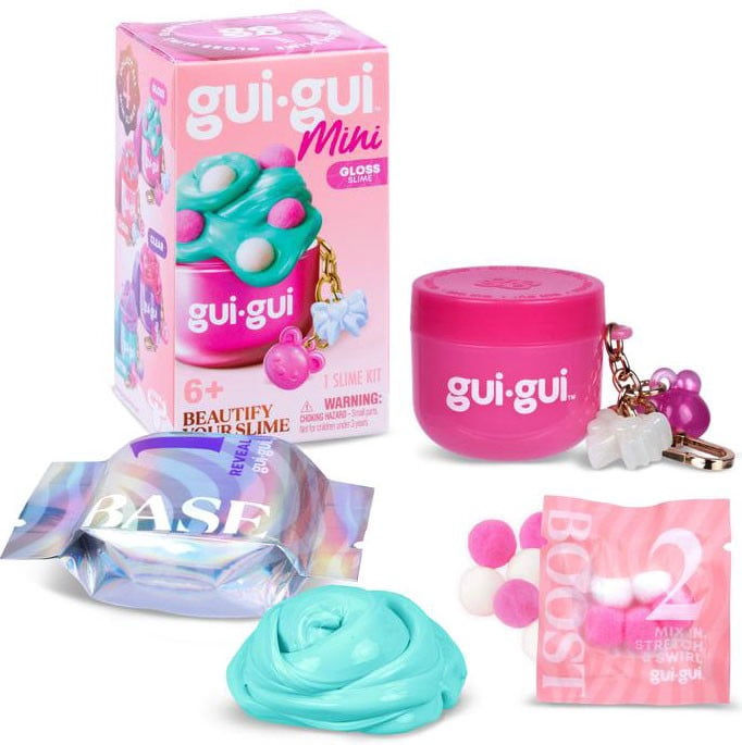 Gui-Gui Mini Slime Jar Keychain GLOSS Pack