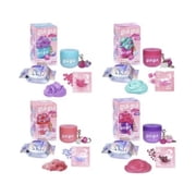 Gui-Gui Mini Slime Set, Butter Gloss Cloud Clear Slime, includes Key Phone Clip, 4 Pack