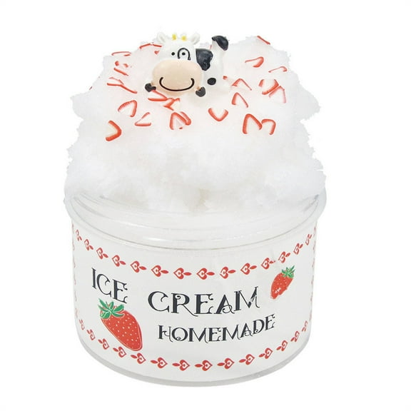 Gui Gui Slime:Ocean's Edge Cloud Slime Blue Fluffy DIY Slime with Dolphin Charms and Seashells, Stress Relief for Kids & Adults