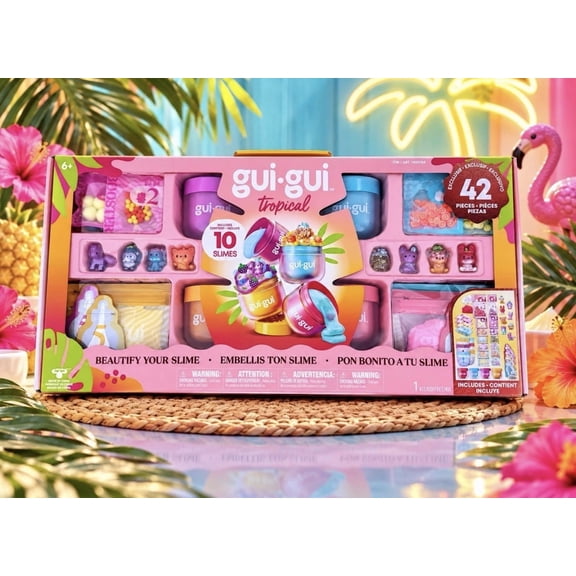 Gui-Gui Tropical Slime Kit 42 Pieces Holiday Exclusive
